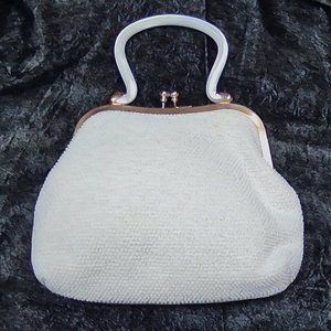 White vintage Retro handbag